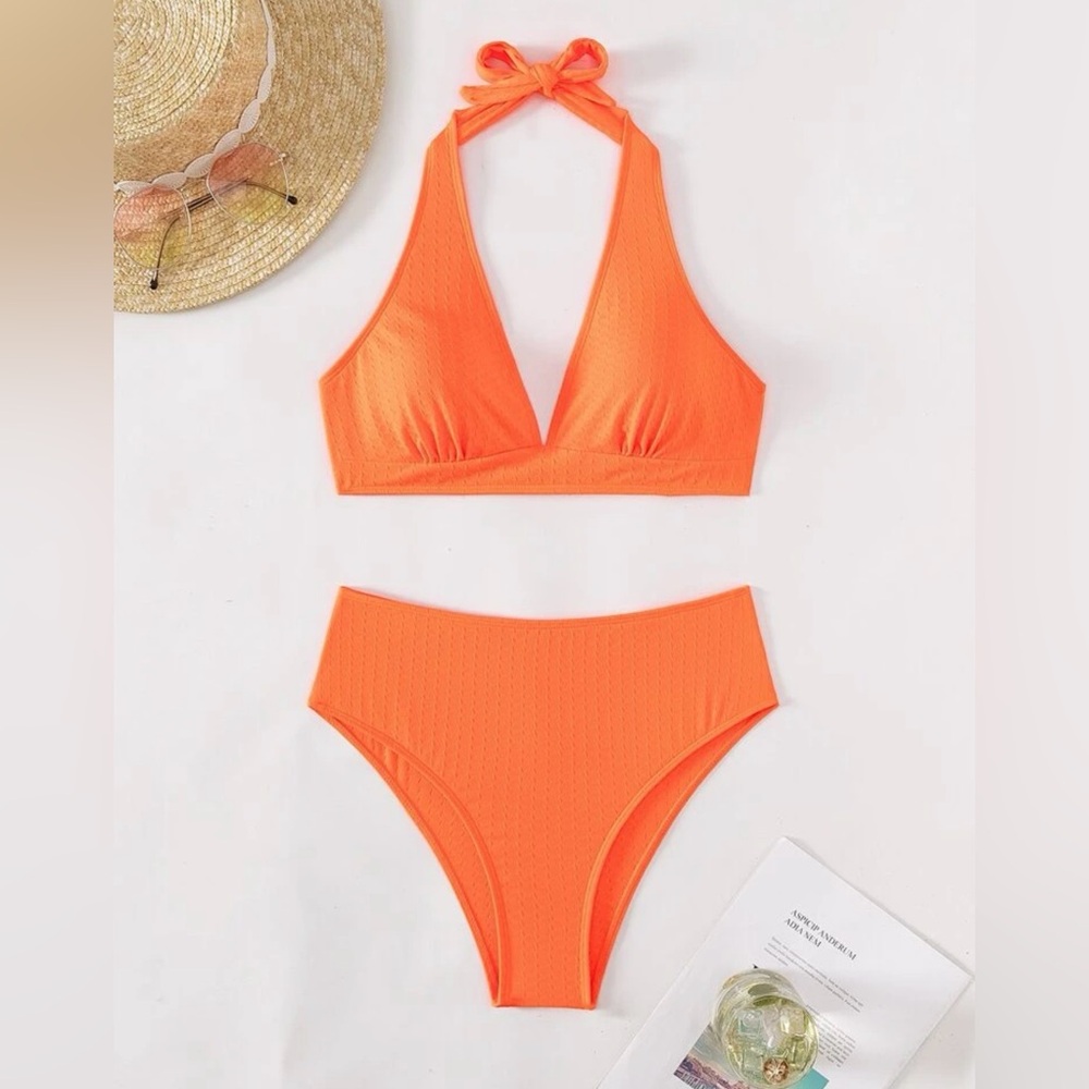 SHEIN Orange Bikini